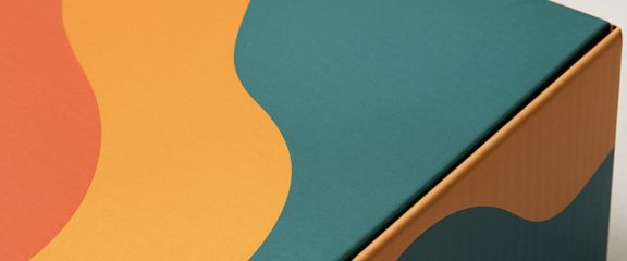 Litho laminated box showing premium offset printing on corrugated packaging – Boxkraft