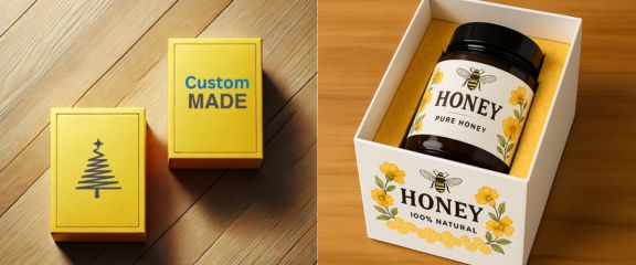 Boxkraft premium rigid boxes – custom set-up packaging for gifts, honey, and specialty products
