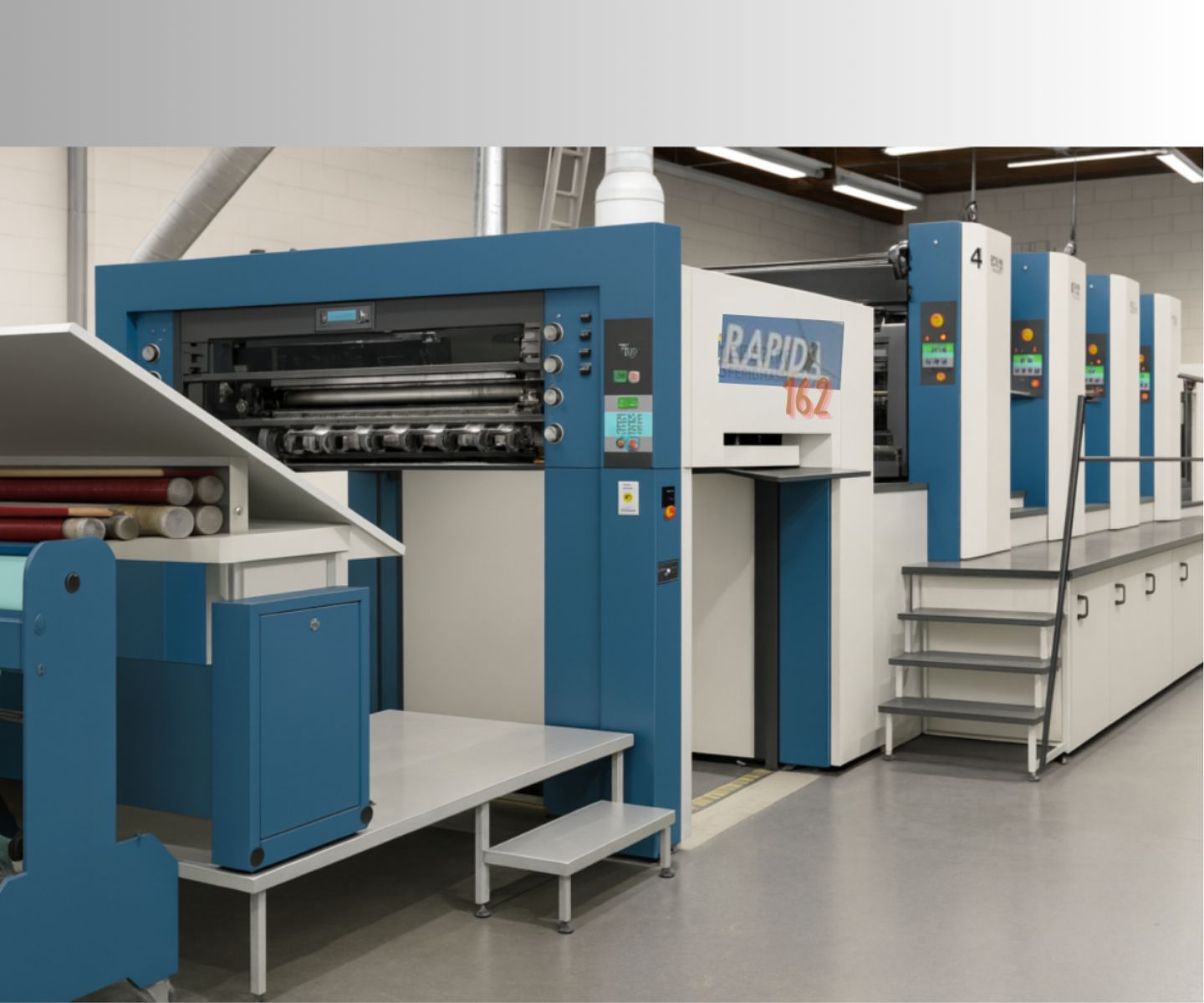 KBA 162 large-format offset printing press at Boxkraft